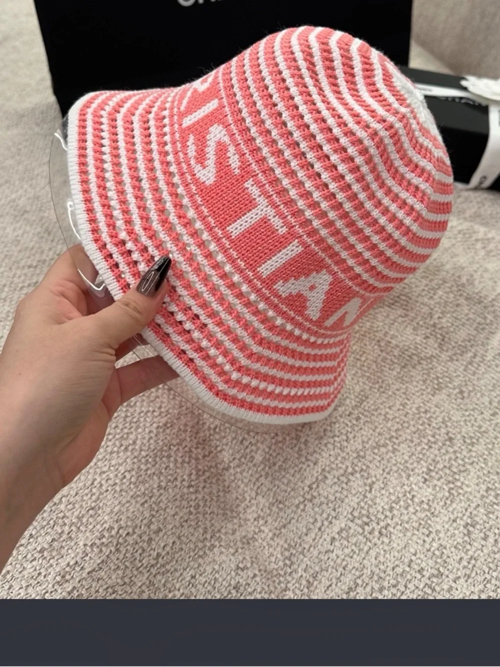 Christian. Dior. D-Tulipe Bucket Small Brim Cloche Hat